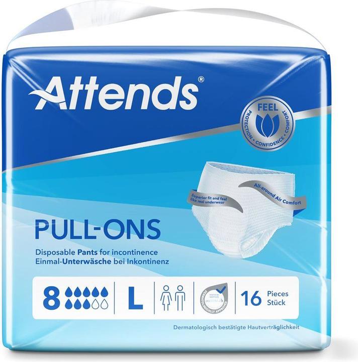 Attends Pull Ons 8 Pant L (16 x, Large)
