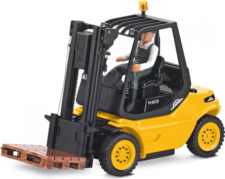 Produktbild Carson Modellsport 907673 1:14 Gabelstapl. Linde 2.4G 100%RTR gelb 1:14 Elektro (RTR Ready-to-Run)