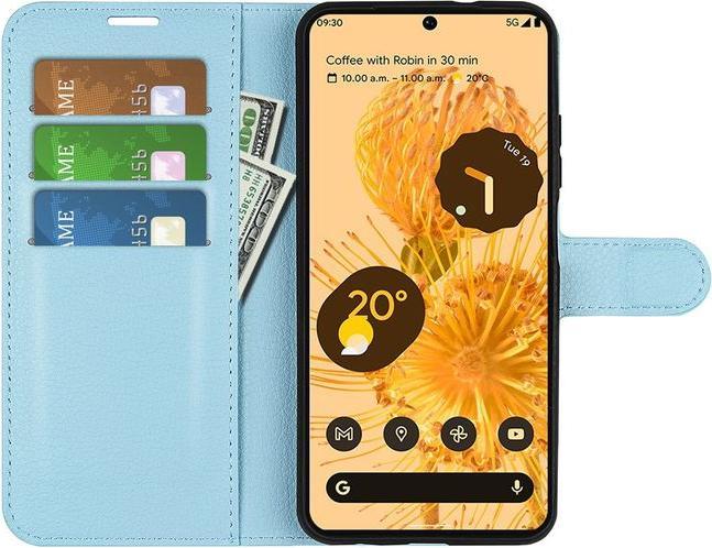 Actual product image MU Classic Litchi Leather Bookcover Series (Google Pixel 7 Pro)