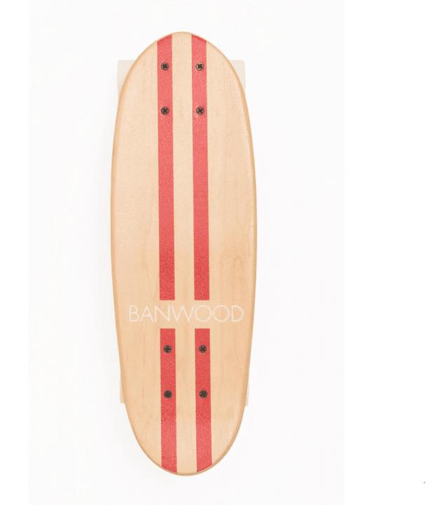 Actual product image Banwood Skateboard Red Stripes (6.69")