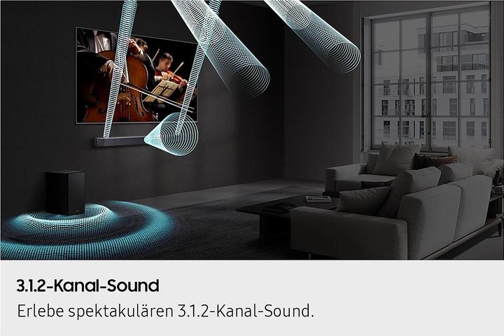 Actual product image Samsung Soundbar HW-Q610GF/ZG (3.1.2 Channel)