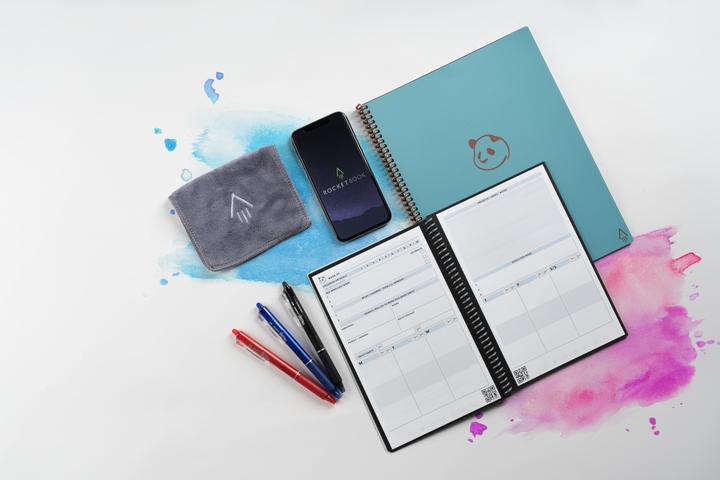Produktbild Rocketbook Panda Planer (15.2 x 22.6 cm, Liniert, Harter Einband)