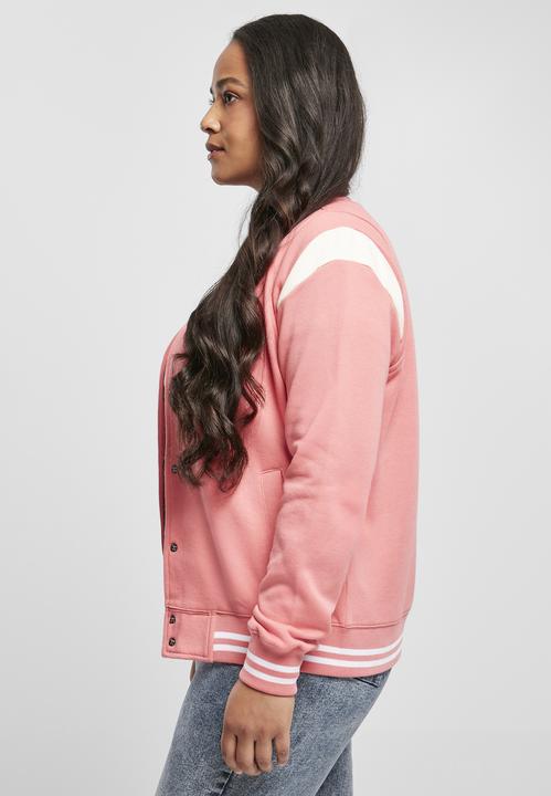 Actual product image Urban Classics Ladies Inset College Sweat Jacket (5XL)