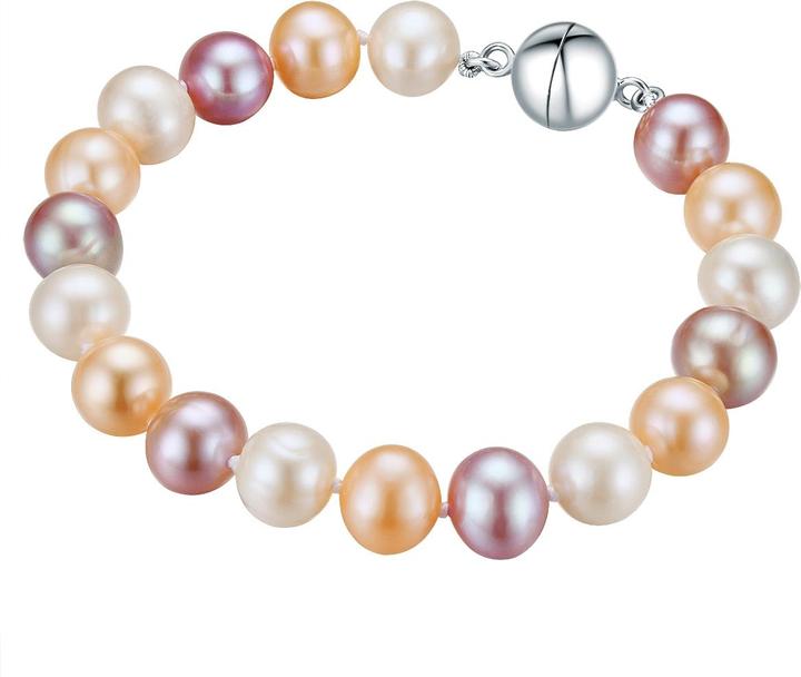 Produktbild Valero Pearls Damen Sterling Silber Süsswasser-Zuchtperle Silber - 32998 (22 cm, Sterling Silber)