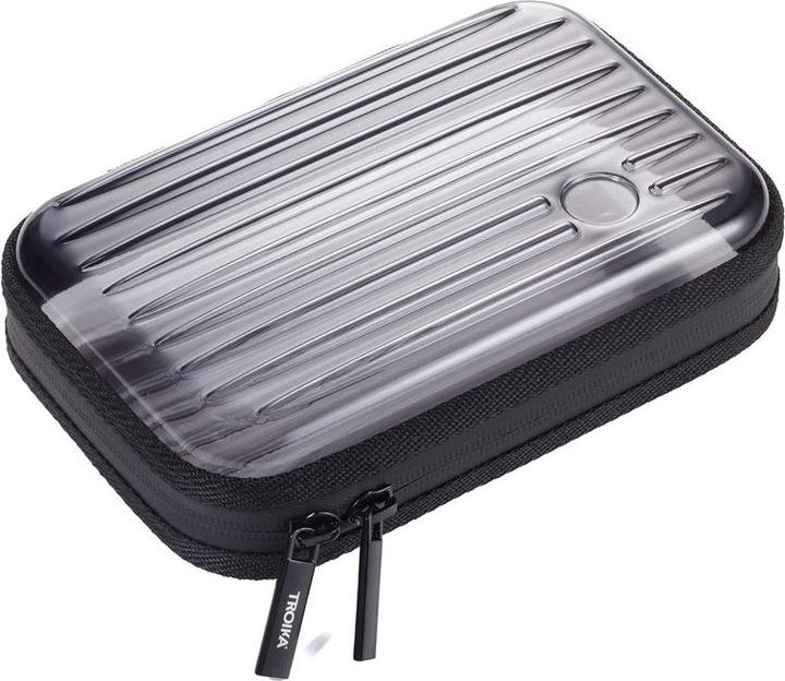 Troika CLEAR CASE Reiseetui, schwarz/transparent (Tasche)