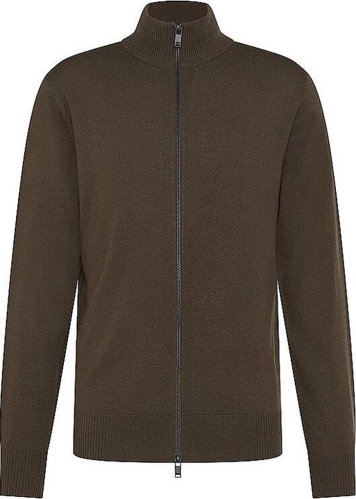 Drykorn Zip Antonio Cardigan Fine Knit Brown (XL)
