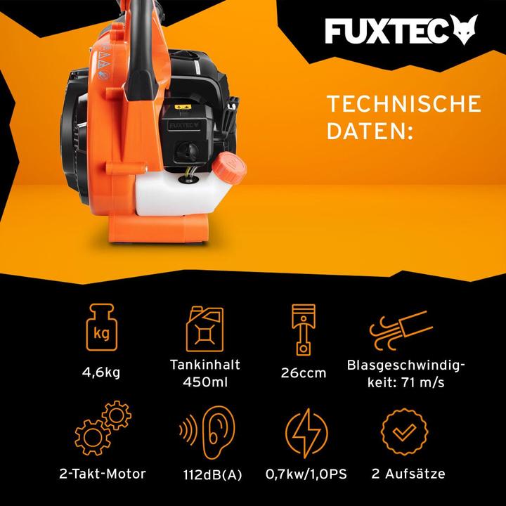 Produktbild Fuxtec FX-LB126 (Benzinbetrieb, Laubbläser)