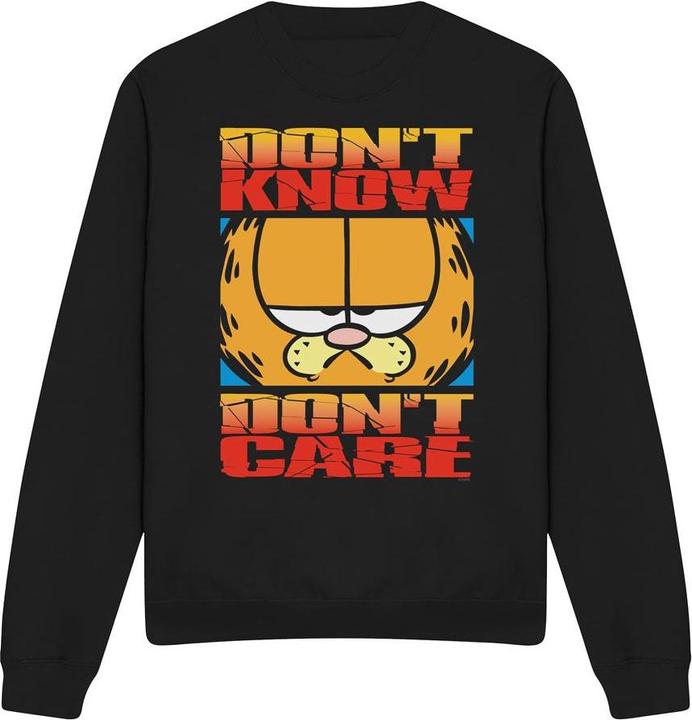 Immagine prodotto Garfield Don't Know Don't Care Felpa Adulto Unisex (XXL)