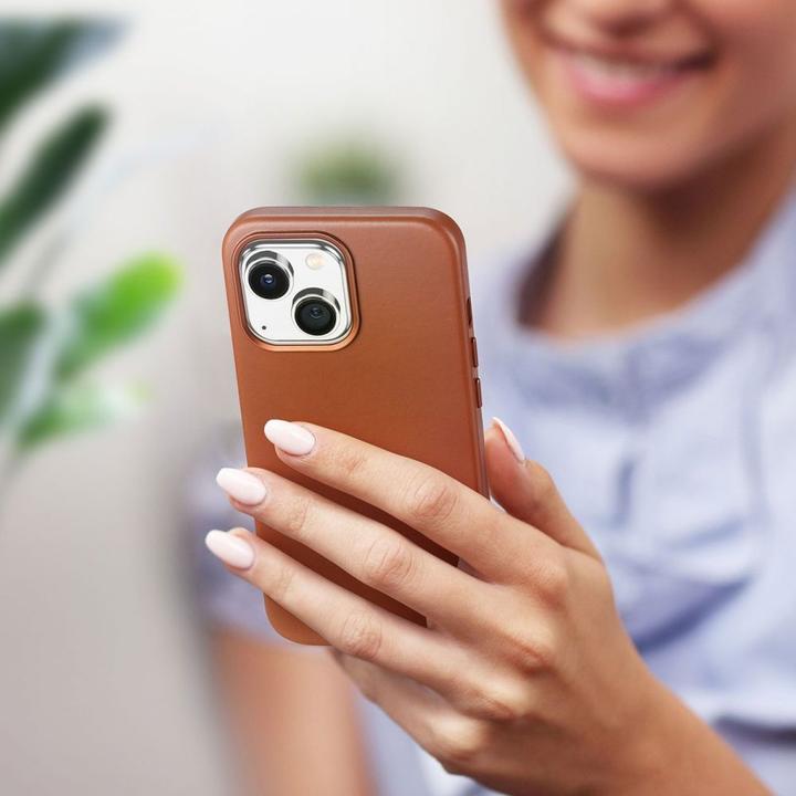 Actual product image Dux Ducis Naples Series Genuine Leather Case (Apple iPhone 14 Plus)