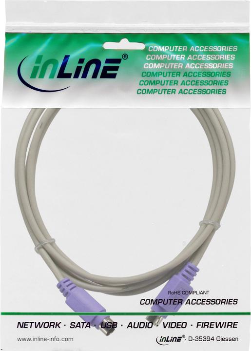 Produktbild InLine PS/2 Kabel (2 m, PS/2)