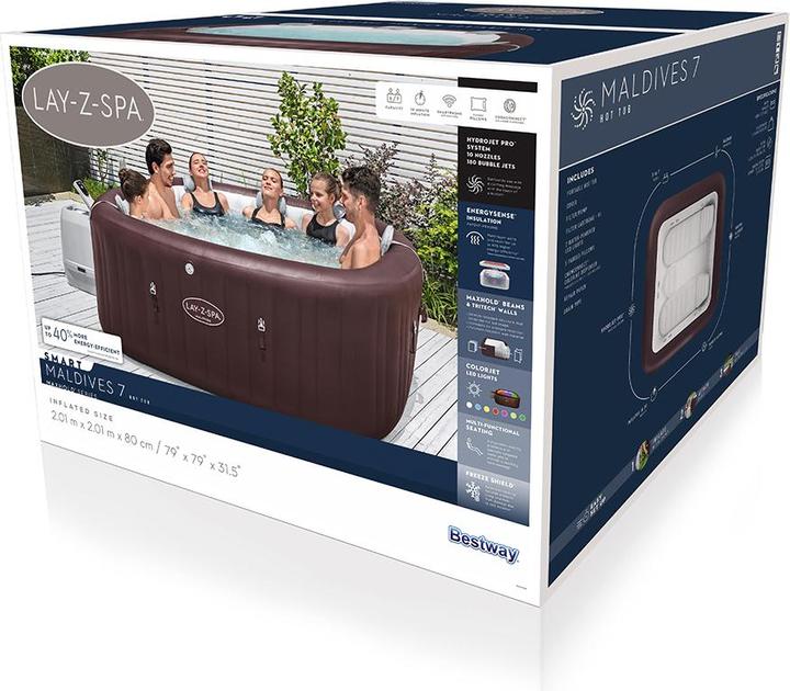 Immagine prodotto Bestway Lay-Z-Spa Maldives MaxHold EnergySense (7 pers.)