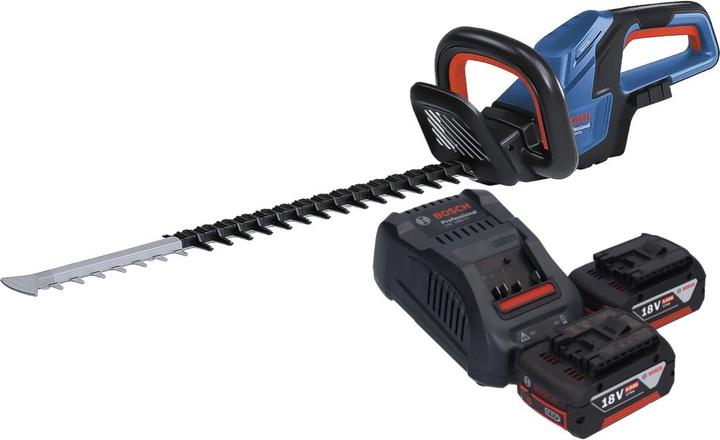 Image du produit Bosch Professional Bosch GHE 18V-60 Professional Taille-haies sans fil 18 V 60 cm Brushless + 2x batterie 5,0 Ah + (Taille-haies sans fil)