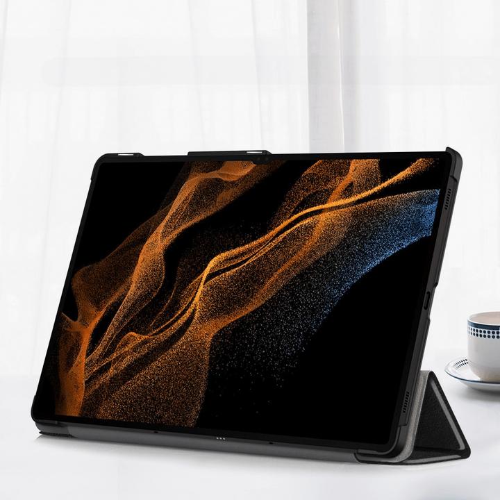 Image du produit Cover-Discount Galaxy Tab S9 Ultra - Étui Smart Tri-fold noir (Galaxy Tab S9 Ultra)