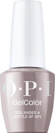 OPI Gelcolor Gel-Nagellack Opaque Dark Black & Gray Creme UV Cure (Icelanded a Bottle of Opi)