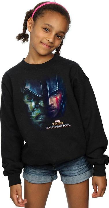 Produktbild Thor Ragnarok Hulk Split Face Sweatshirt Mädchen (128)