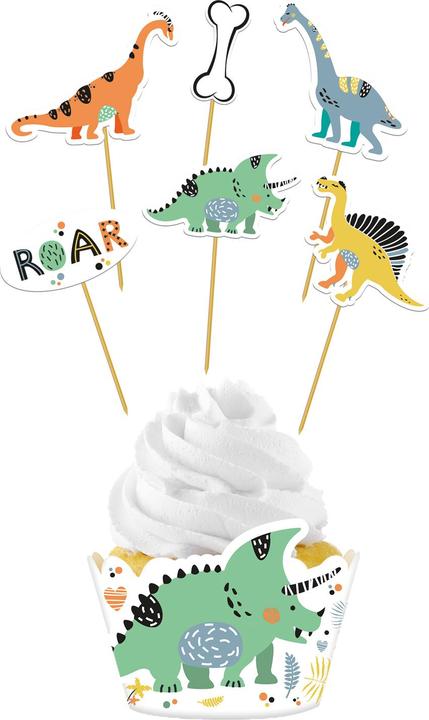 Actual product image Folat Cupcake Deko Dino Roars
