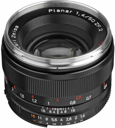 Actual product image Zeiss Planar T lens 50mm, f/1.4, Nikon (Nikon F, full size)