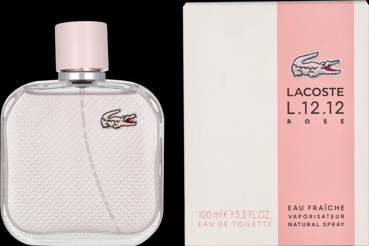 Actual product image Lacoste L.12.12 Rose Eau Fraiche 100 ml (Eau fraîche, 100 ml)