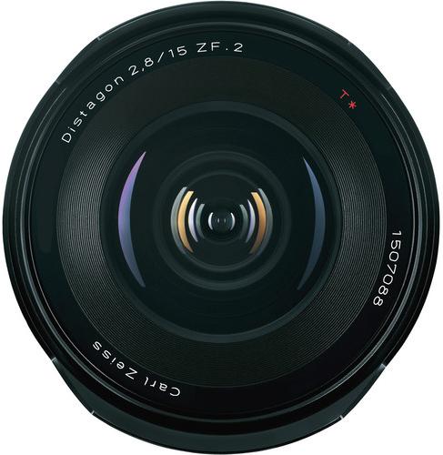 Actual product image Zeiss Distagon T lens 15mm, f/2.8, Nikon (Nikon F, full size)