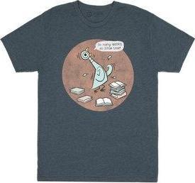 Actual product image Out of Print The Pigeon: So Many Books Unisex T-Shirt Small (3XL)