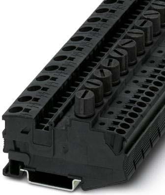 Actual product image Phoenix DT 6/2,5-DREHSI-EX (5X20) 3073979 Fuse feed-through terminal 0.50 mm² 6 mm² Black 10 pcs.