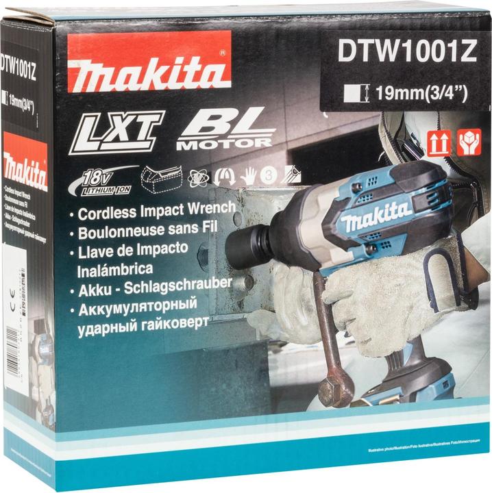 Image du produit Makita DTW1001Z Clé à chocs sans fil (Fonctionnement sur batterie)