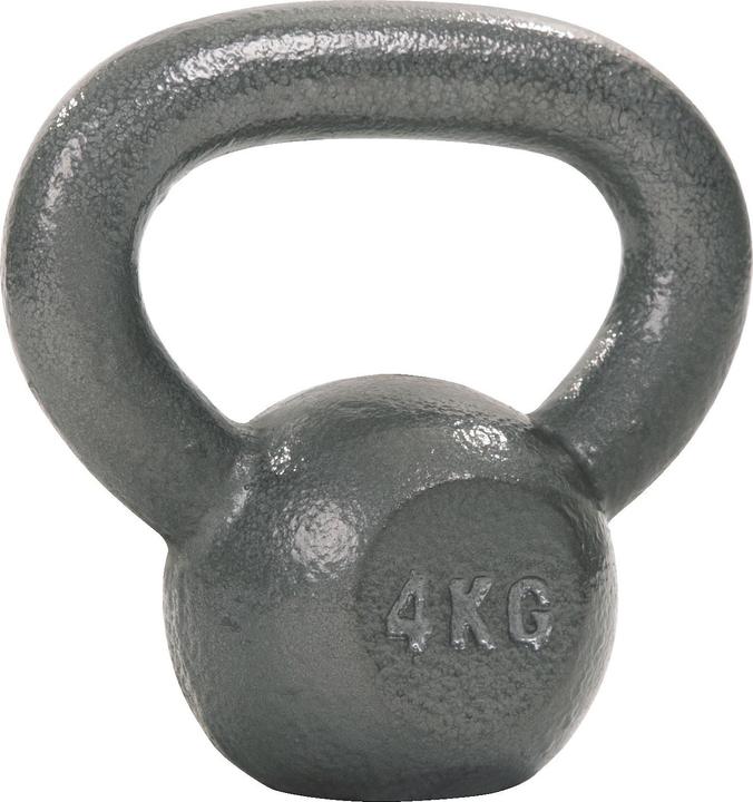 Sport-Thieme Kettlebell hammer blow, lacquered, grey (1 x 4 kg)