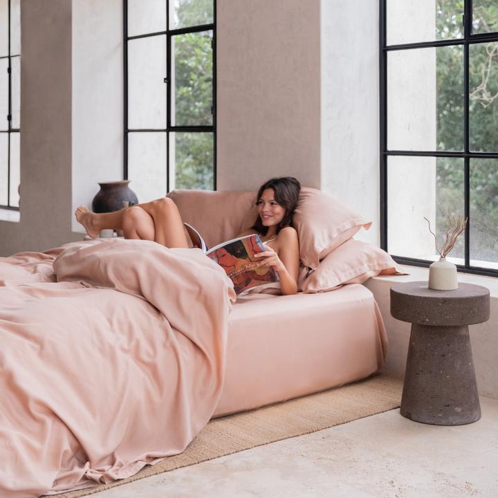 Produktbild Coco & Cici Tencel Bettbezug + Kissenbezug (Bettwäsche Set, 240 x 220 cm, 60 x 70 cm)
