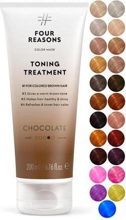 Actual product image Four Reasons Color Mask Chocolate Toning Treatment Color Depositing Conditioner 6.76 fl oz (6.76 ml)