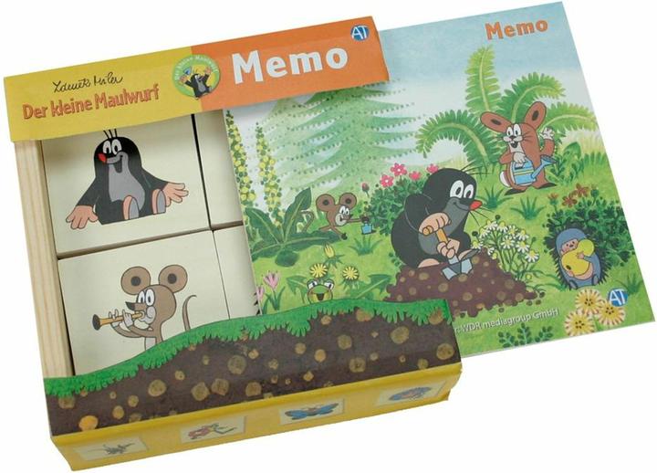 Actual product image The Little Mole - Wooden Memo (German)