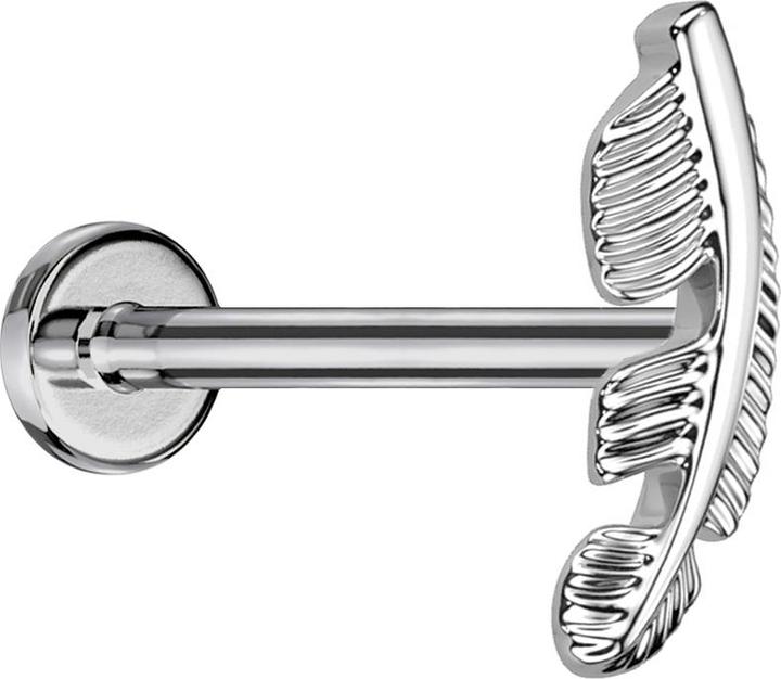 Immagine prodotto Star Piercing Micro Labret filettatura interna in argento argento a molla (senza ottone)