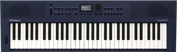 Roland Keyboard GO:Keys3 Midnight Blue with keyboard stand (61 Keys)