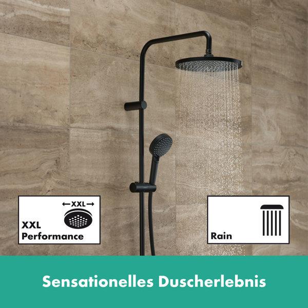 Immagine prodotto hansgrohe HG Showerpipe Vernis Blend 240 1 getto EcoSm m termostatico nero opaco