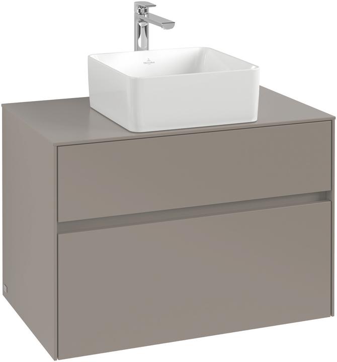 Produktbild Villeroy & Boch Collaro Waschbeckenunterschrank 800x548x500 mm, 2 Auszüge, für Waschbecken mittig (87 x 50 x 57 cm)