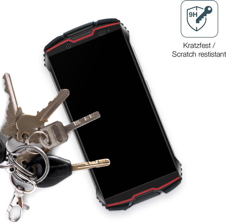 Actual product image Dipos Screen Protector Anti-Shock (2 Piece, Cubot King Kong Mini 2 Pro)