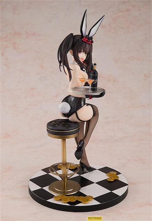 Actual product image Kadokawa Date A Live statuette 1/7 Kurumi Tokisaki: Black Bunny Ver. 26 cm