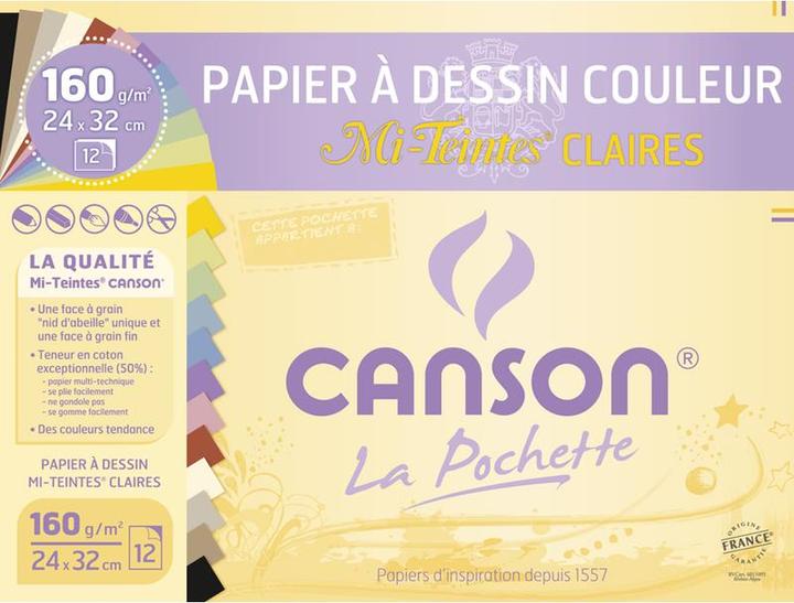 Image du produit Canson Mi-Teintes (160 g/m², 12 x)