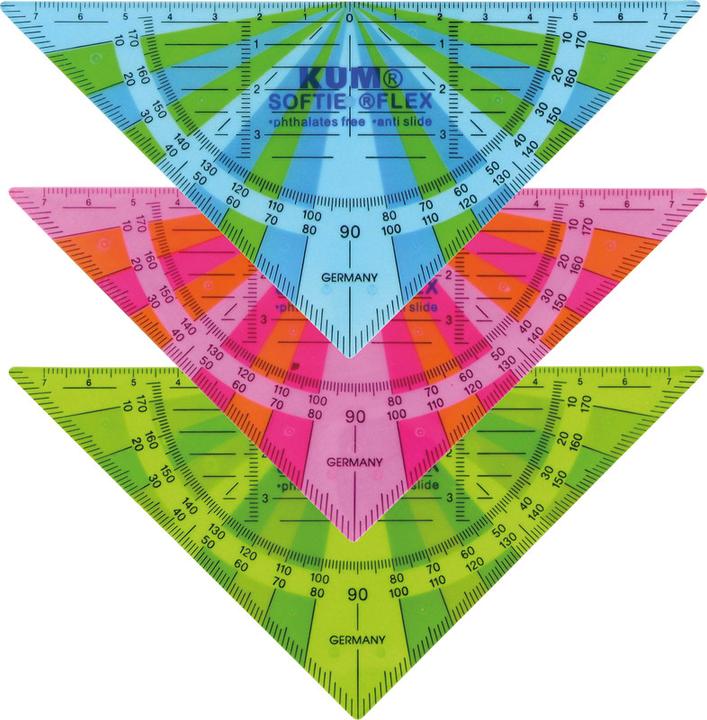 Kum Geometrie-Dreieck Softie Flex (160 mm)