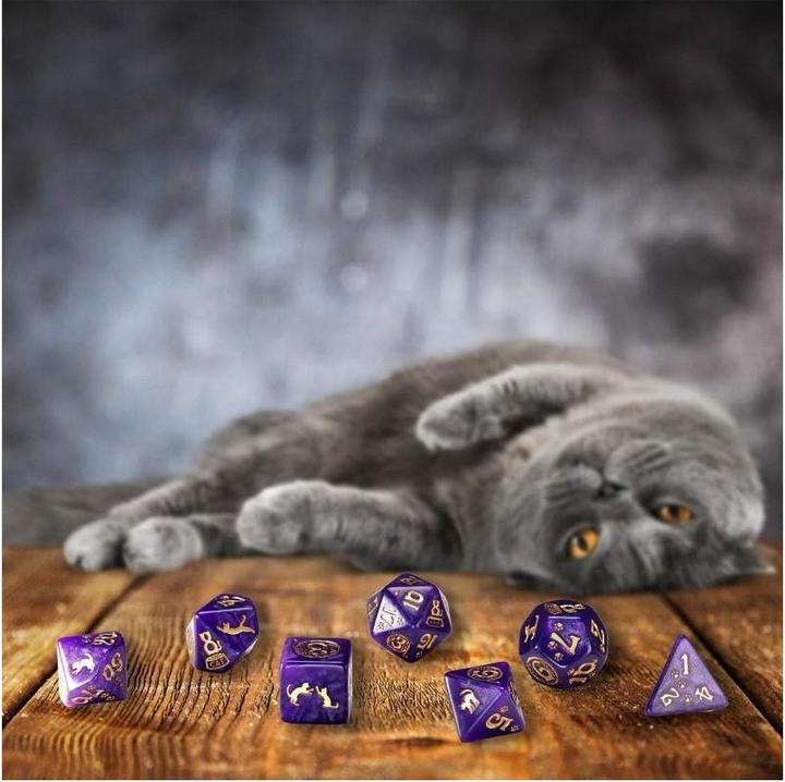Actual product image Q Workshop SCAT4V - CATS Dice Set: Purrito