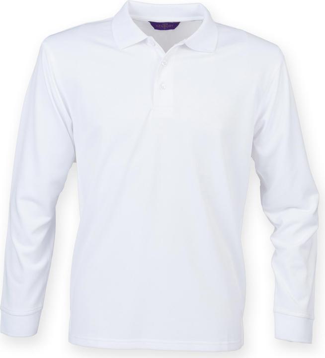 Produktbild Henbury Coolplus PoloHemd Langarm (4XL)