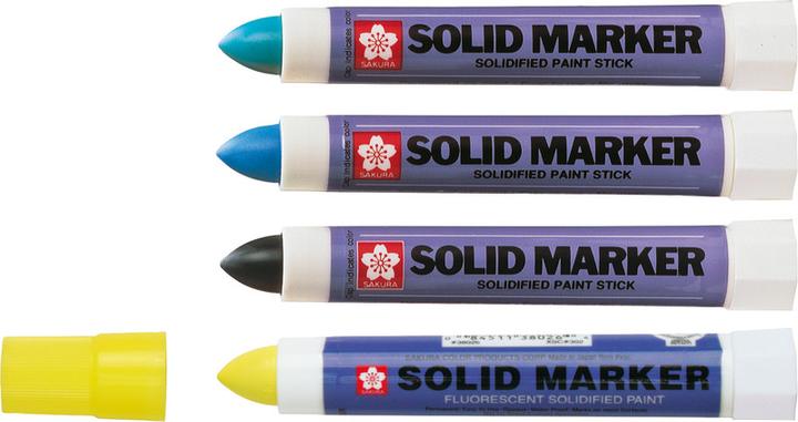 Actual product image Sakura Solid marker (Yellow, 13 mm)
