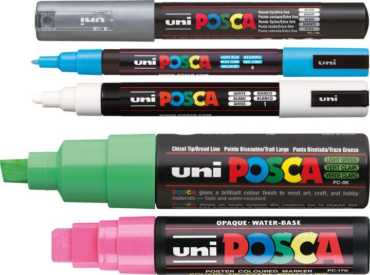 Produktbild Posca Marker PC-17K Rechteckspitze (Blau, 15 mm, 1 x)
