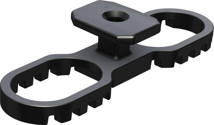 Actual product image Karle und Rubner Terraflex spacer 6 mm for wooden substructure with stainless steel screw A4 5x50 mm 1 pack = 1 (120 x)