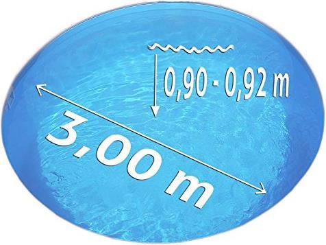 Produktbild MyPool Innenhülle für 3.00m x 0.90 m Pool blau