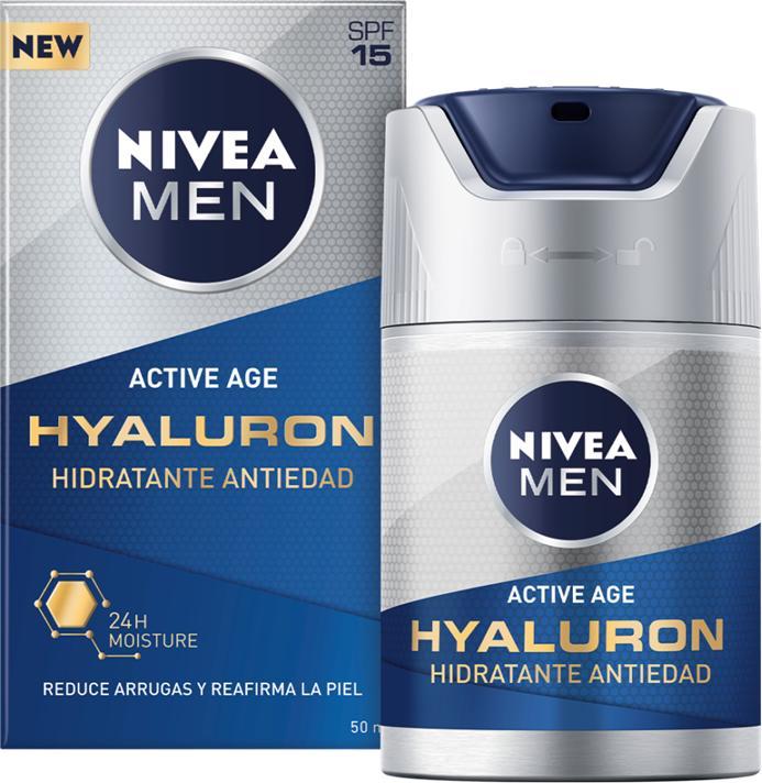 Actual product image NIVEA MEN Men Active Age Hyaluron (50 ml, Day cream, SPF 15)