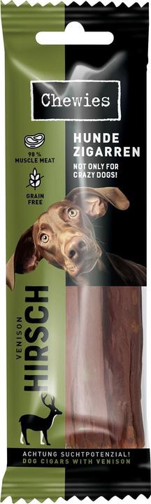Produktbild Chewies Hundezigarre Hirsch 75g (Adult, 10 Stk., 75 g)