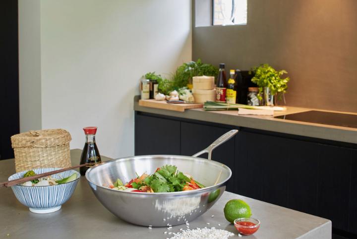 Actual product image Demeyere Industry Wok (30 cm, Wok, Stainless steel)