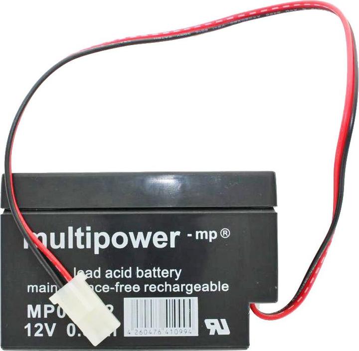 Immagine prodotto Multipower Akku MP0.8-12AMP mit AMP Stecker Buchse (12V)
