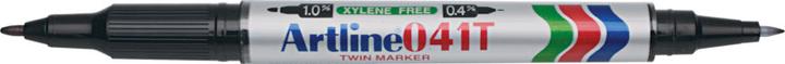 Produktbild Artline Twin Permanent Marker 041T (Mehrfarbig, 1 mm, 8 x)