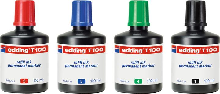 Produktbild Edding Nachfülltusche T25 (Marker Nachfülltusche, Schwarz, 30 mm)